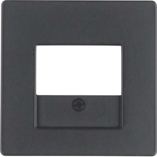 Berker 10336086 Zentralstück mit TAE-Ausschnitt Q.1/Q.3 anthrazit, samt Mesch Shop Berker 10336086 Zentralstück mit TAE-Ausschnitt Q.1/Q.3 anthrazit, samt Mesch Shop